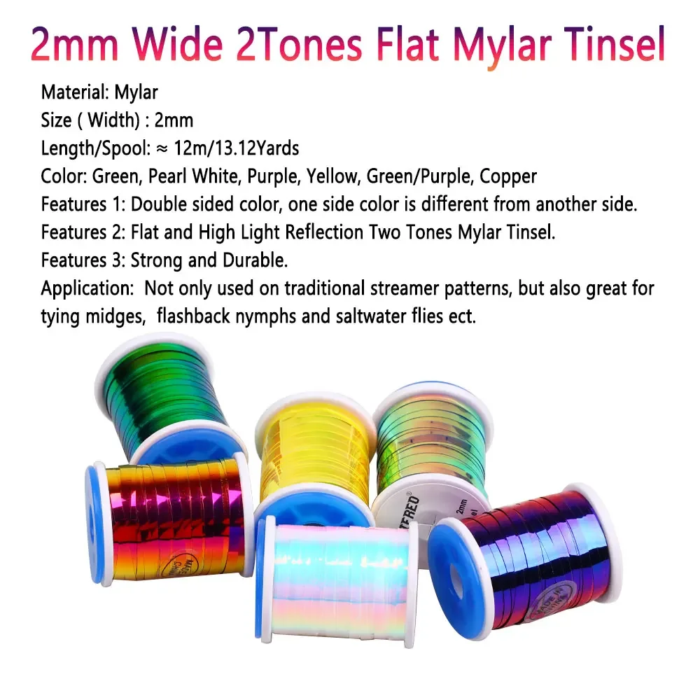 Bimoo Oropel plano Mylar – Flash holográfico para atado - imagen 3
