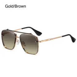 Gafas de sol con montura metálica estilo punk para conducción