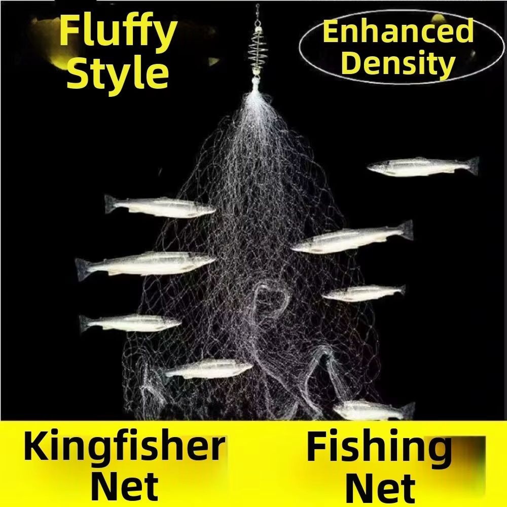 Red de Pesca Nocturna con Cuentas Luminosas – Nylon y Metal - imagen 3