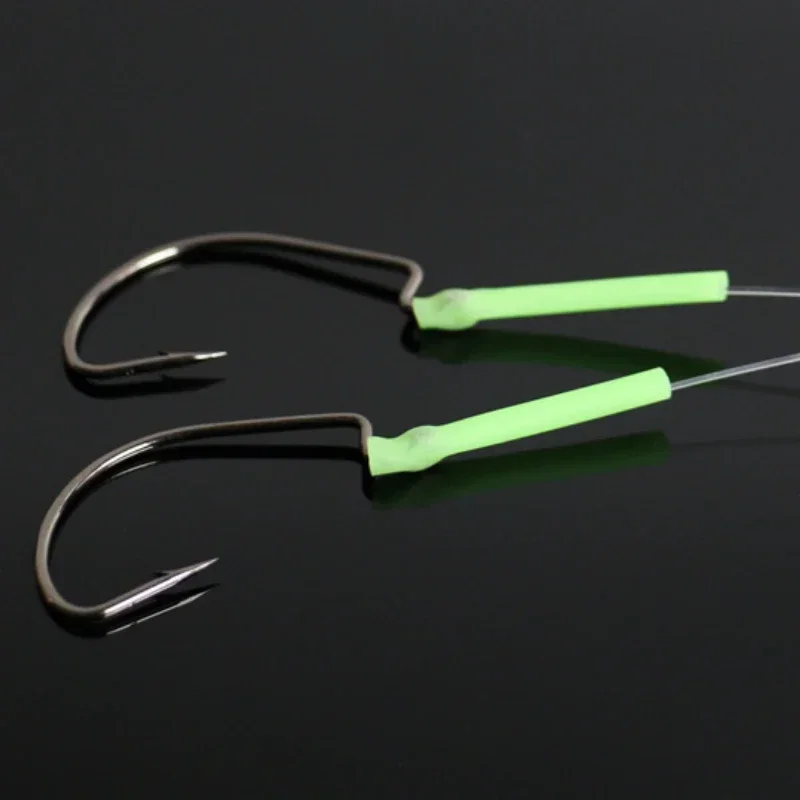 Anzuelo crankbait con tubo luminoso y manguera negra-amarilla - imagen 2
