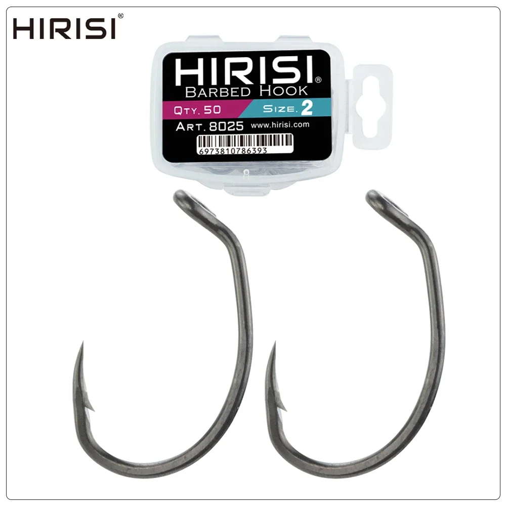 Anzuelo Hirisi en detalle mostrando recubrimiento PTFE