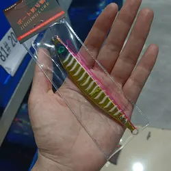 TEASER J100 Jigging plano sardina brillo para agua salada metal