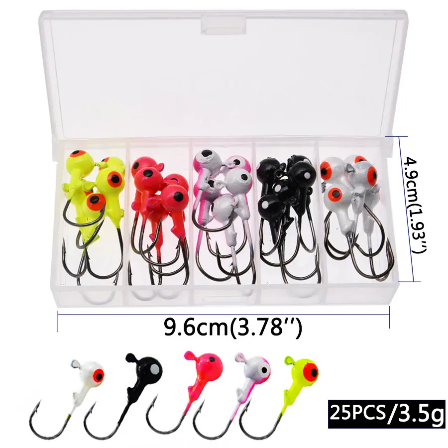 MrLurion Jig Head con cabeza redonda para vinilo en aguas profundas - imagen 3
