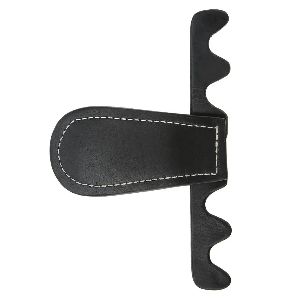 Soporte portátil para tacos de billar plegable con cuero