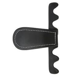 Soporte portátil para tacos de billar plegable con cuero
