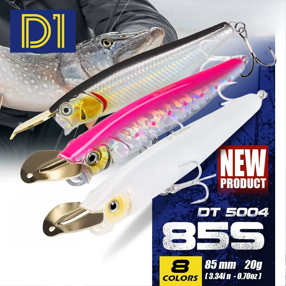 Señuelo Popper 85mm 20g para Lubina – Cebo Duro Agua Salada - imagen 2