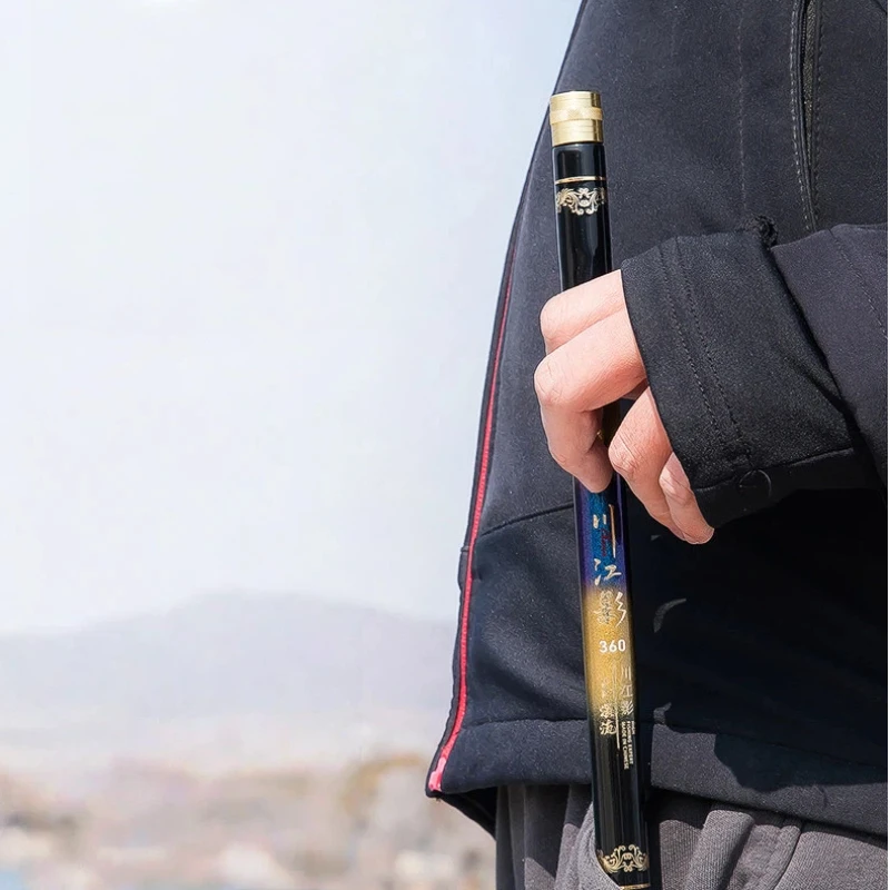 Caña ultraligera portátil mini de mano para pesca en agua dulce - imagen 4