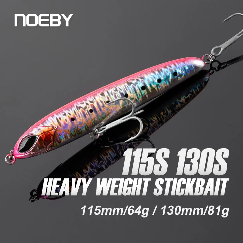 NOEBY Stickbait señuelo hundido para pesca en agua salada