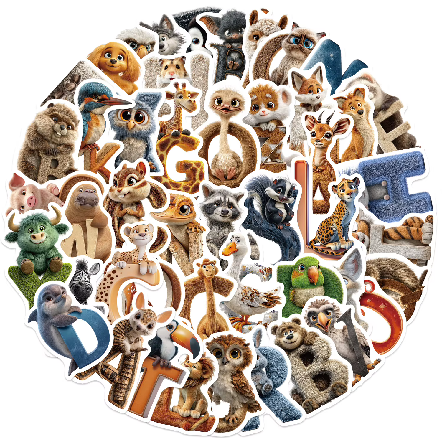 Pegatinas impermeables con diseño animal para Stickers - imagen 5