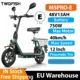 TWOFISH M5 Pro patinete eléctrico con cesta y ruedas inflables