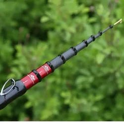 Caña telescópica carbono 3 posiciones pesca mar