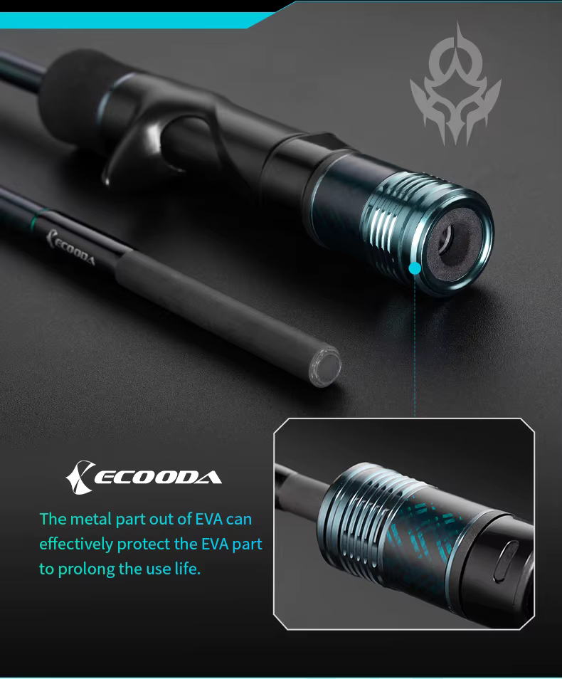 Caña de Jigging Lento Ecooda Black Thunder III – Alta Potencia - imagen 5