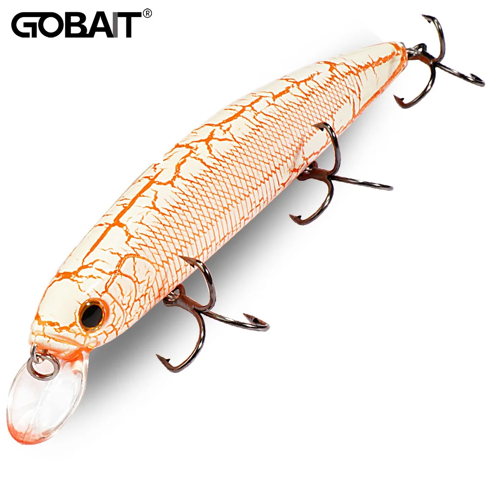 GOBAIT Swimbait flotante de vinilo con anzuelos triples