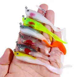 Señuelos blandos con jig head para lubina y lucioperca