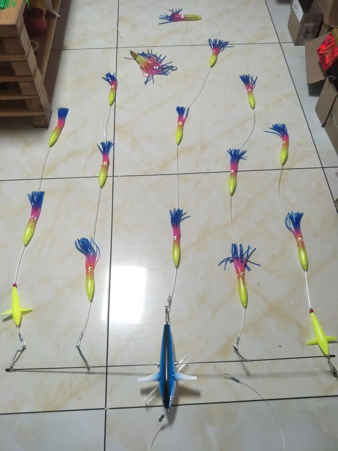 Spreader Bars Bird Splashbar para Marlín y Atún, instalación derecha - imagen 2