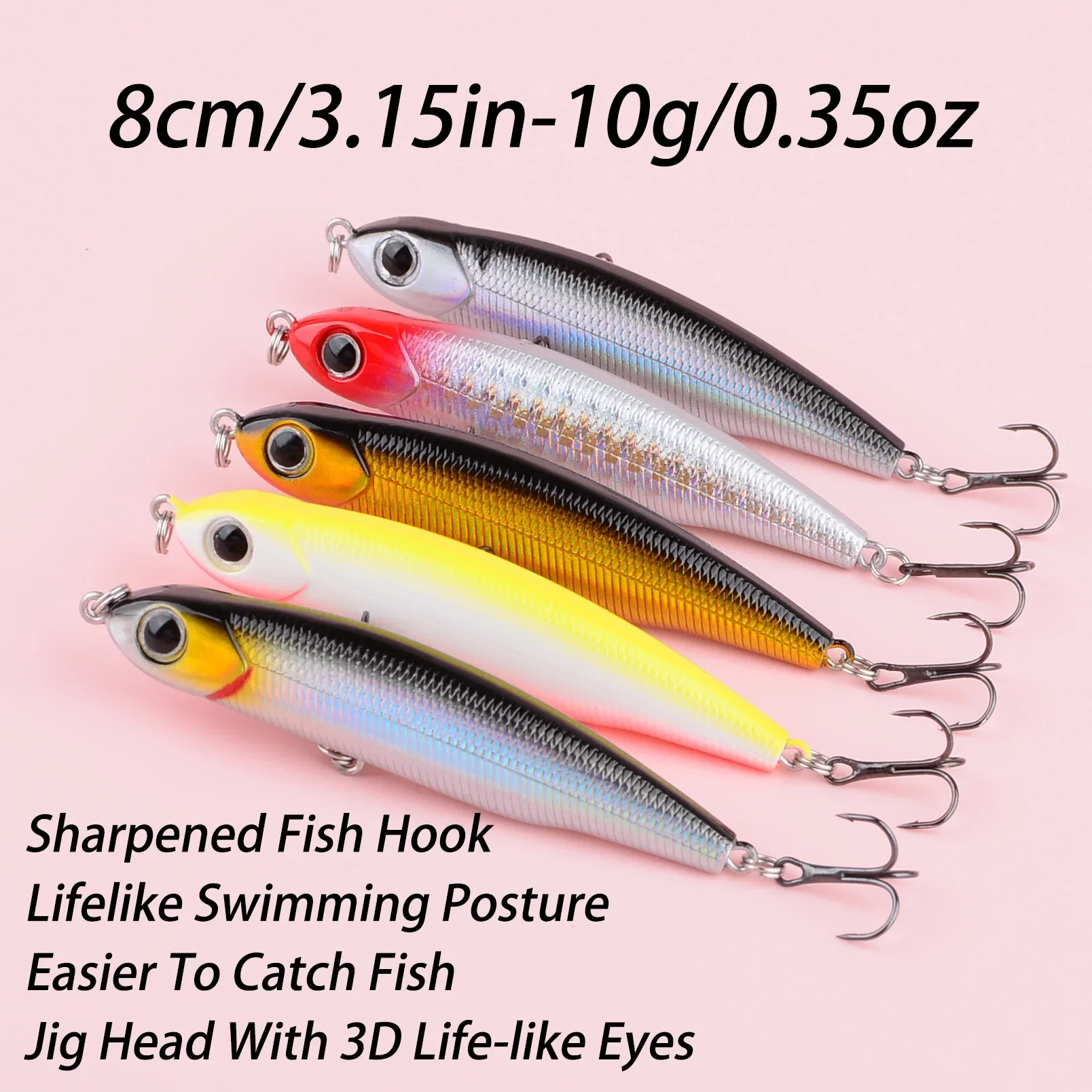 Colores/acabados del stickbait