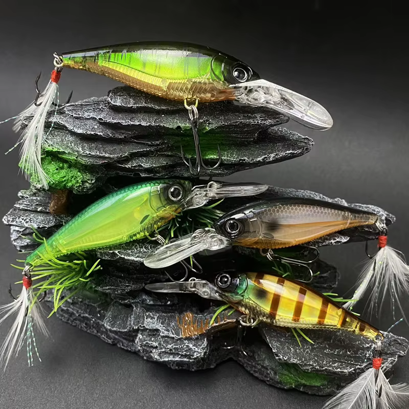 Señuelos Minnow Flotantes 70mm para Trucha y Lubina - imagen 4