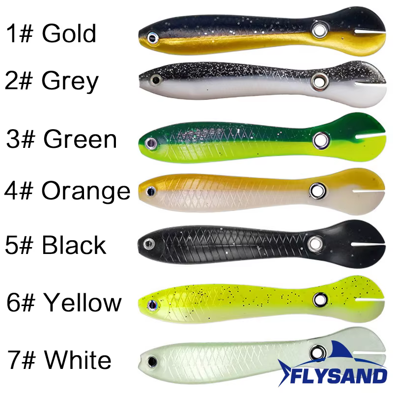 FLYSAND Cebo Blando 10cm para Lubina – Material realista - imagen 4