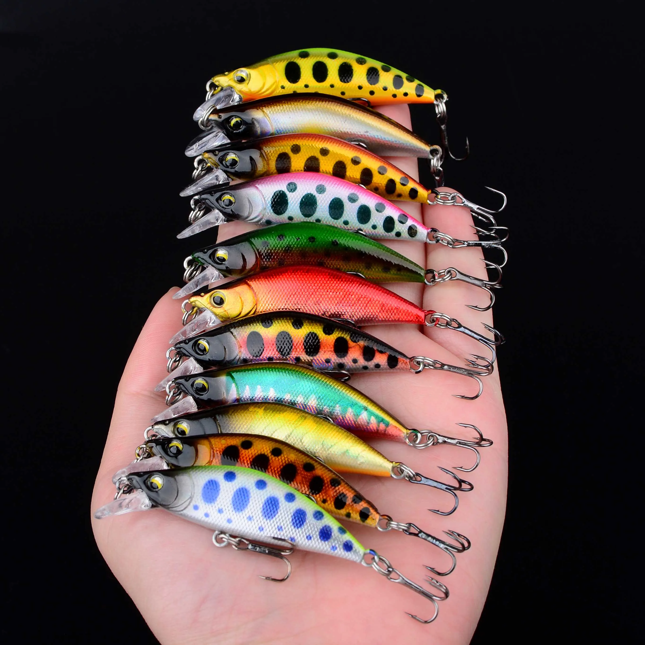 Señuelo Minnow con ojos 3D