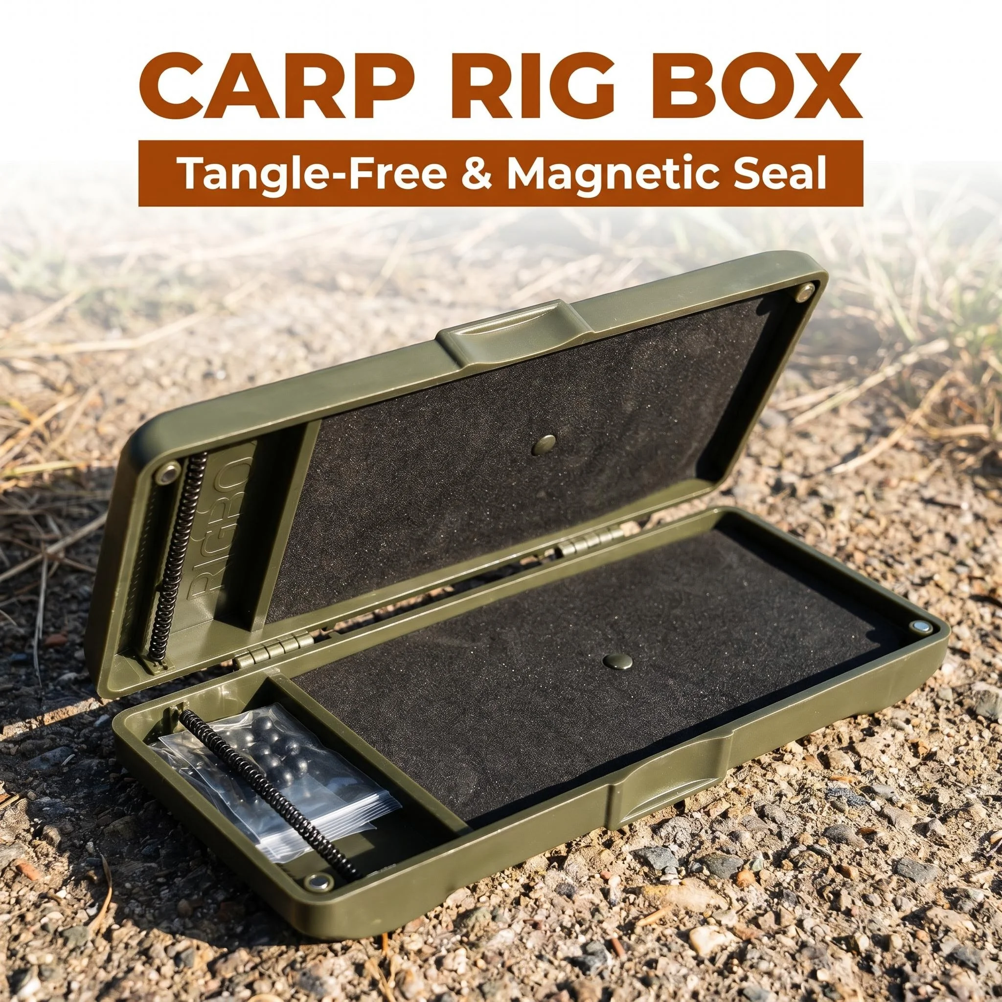 Hirisi caja organizadora de pesca con compartimentos magnéticos - imagen 4