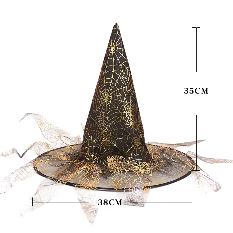 Sombrero de bruja rojo