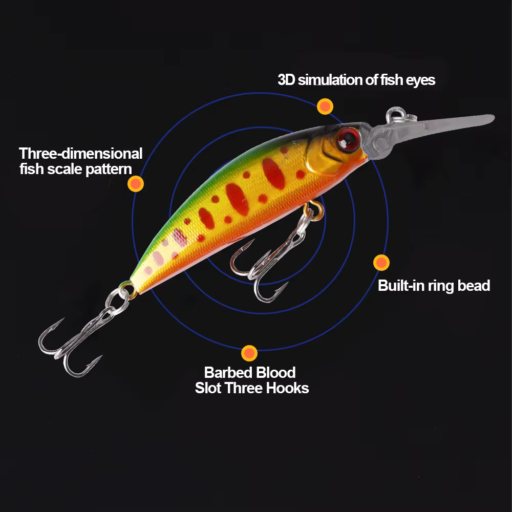 Wobbler FTK Minnow Streak para lubina y perca - imagen 5