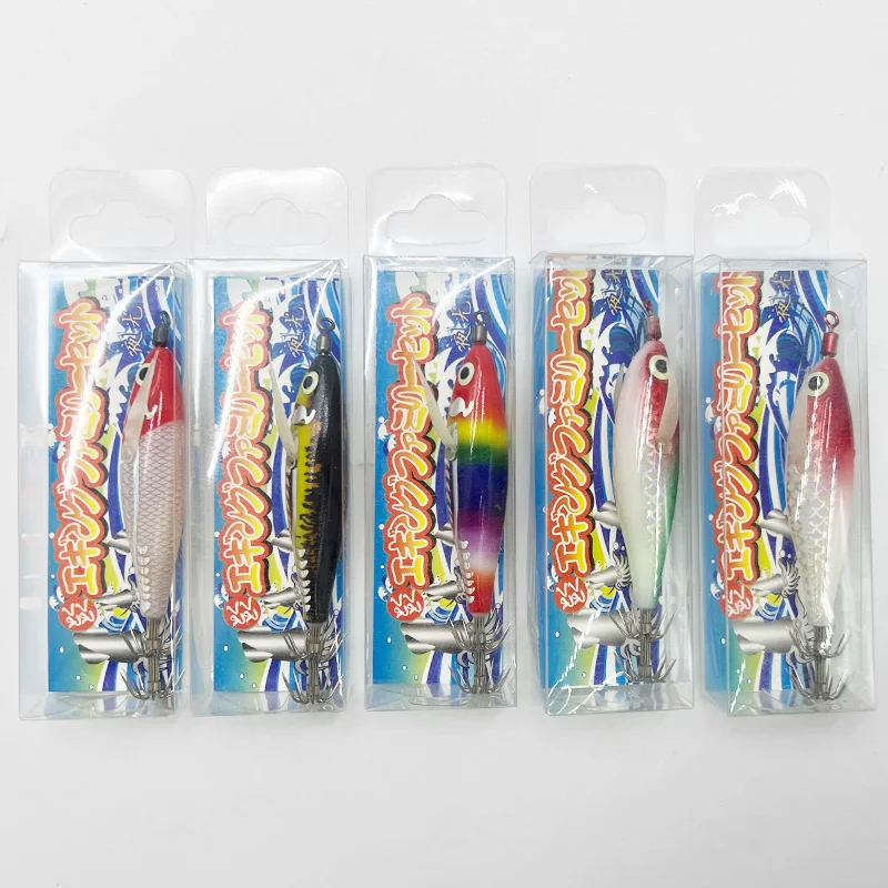 Anzuelos de calamar 3D láser para pulpo y gamba – Señuelo resistente - imagen 5