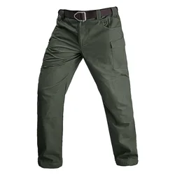 Pantalones tácticos hombre con bolsillos y resistencia a arañazos