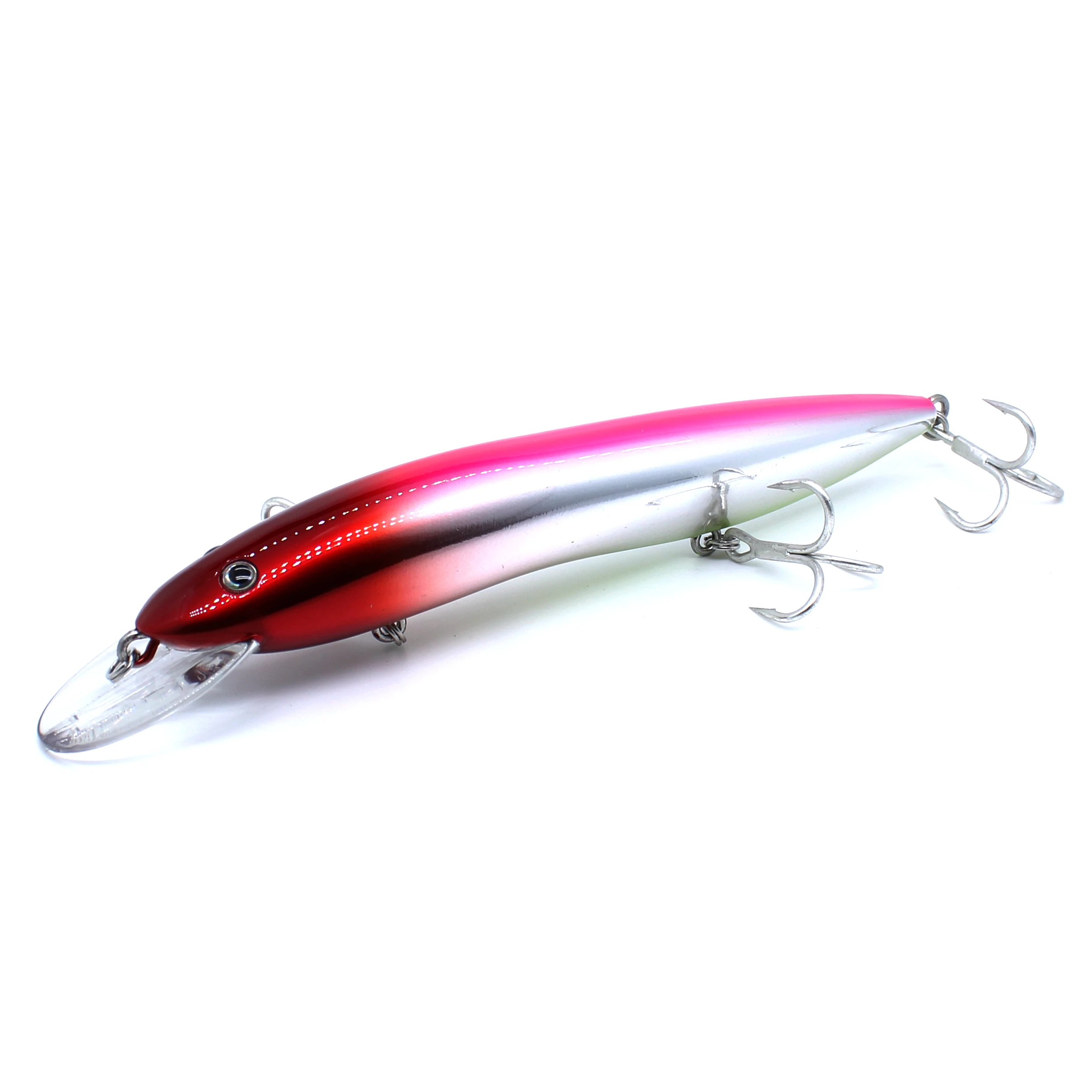 Jerkbait flotante 150mm - 4 anzuelos triples pesca profunda - imagen 2