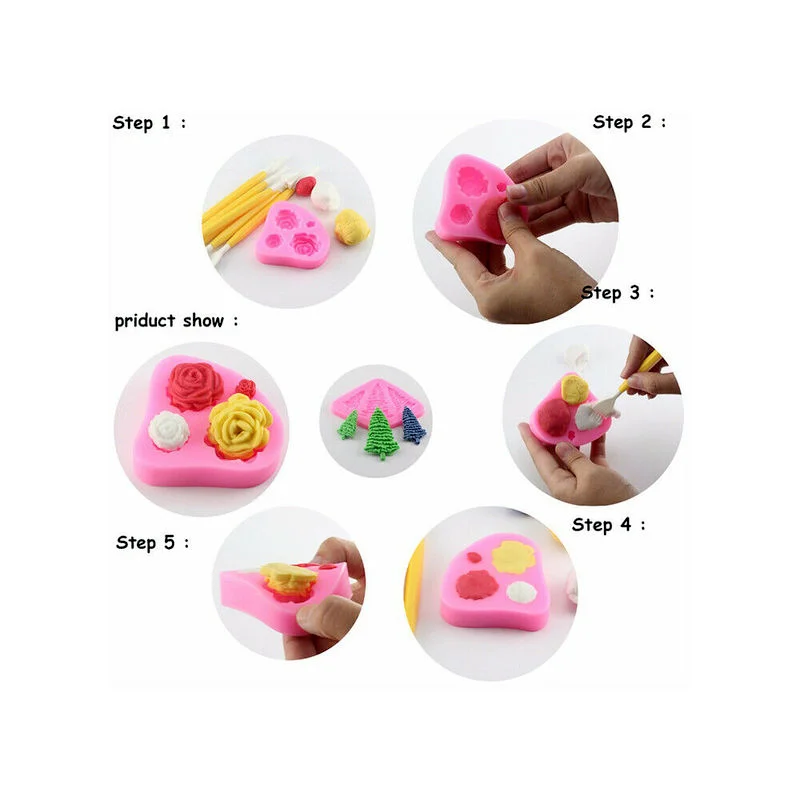 Molde de silicona conejo de Pascua para resina y fondant - imagen 2