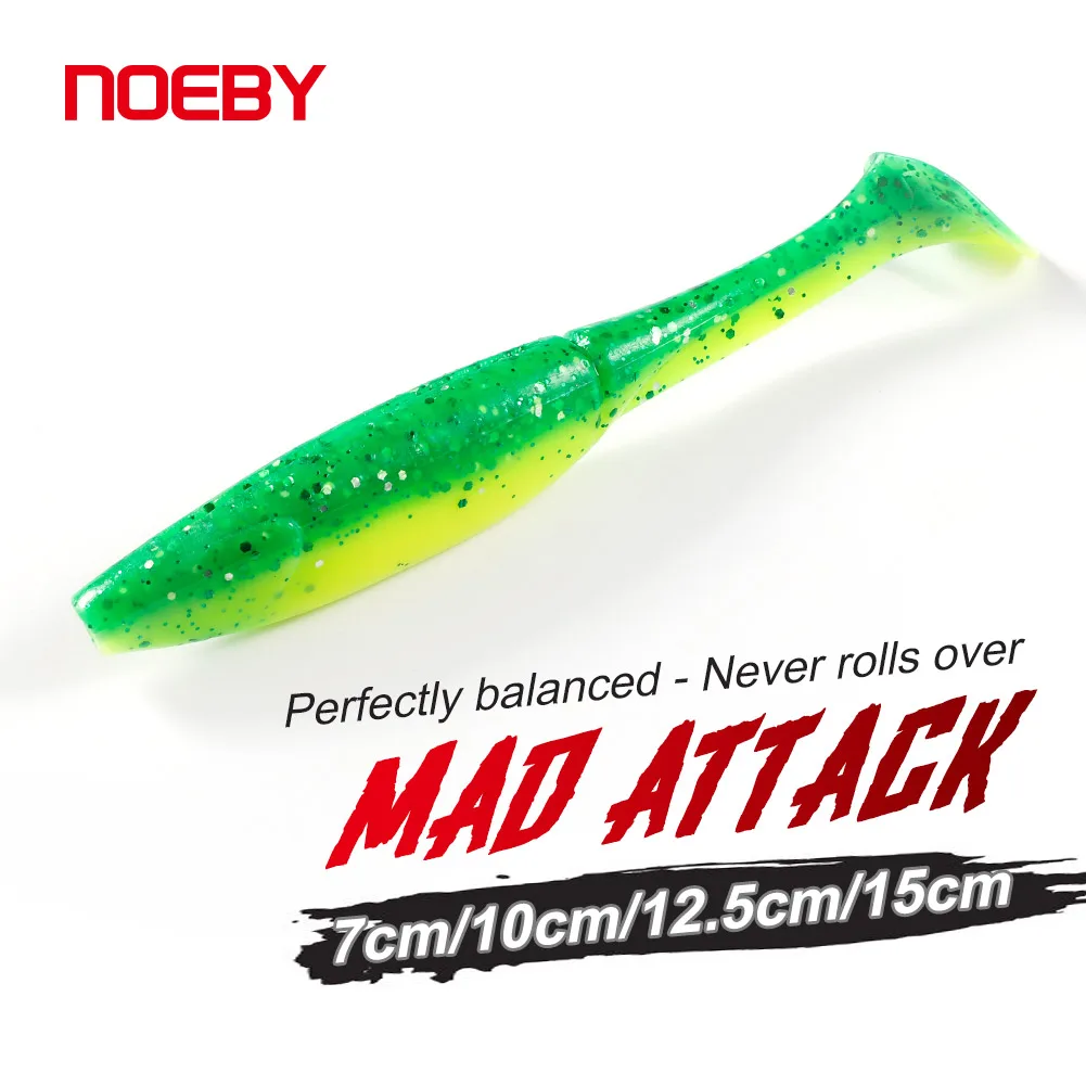 NOEBY Señuelo de Silicona – Swimbait Trucha Lucio Sábalo