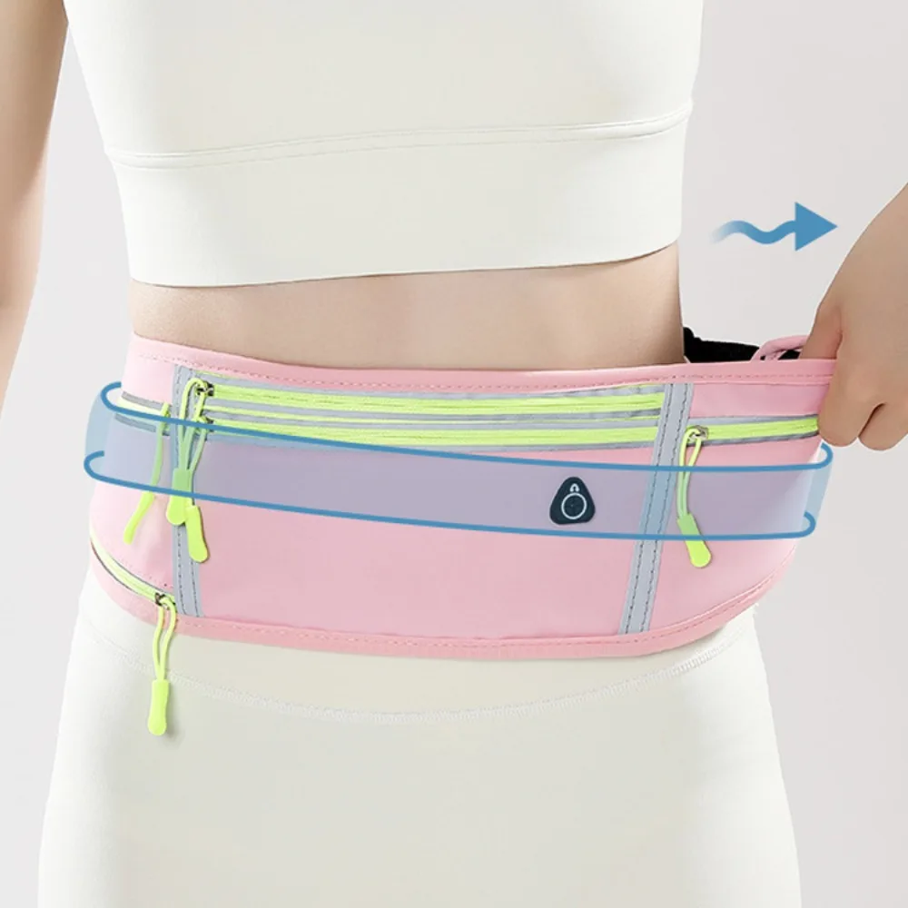Riñonera impermeable ligera para maratón con portabotella y móvil - imagen 3