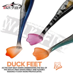 Walk Fish Pata de Pato – Señuelo Superficie Flotante 3D 12cm