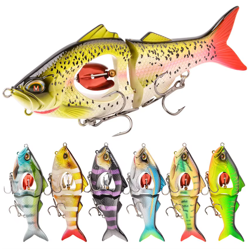 Señuelo híbrido Sinking Swimbait Jerkbait para depredadores - imagen 4