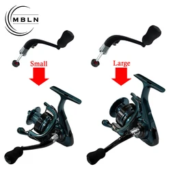 Manivela MBLN metálica plegable para carrete de pesca