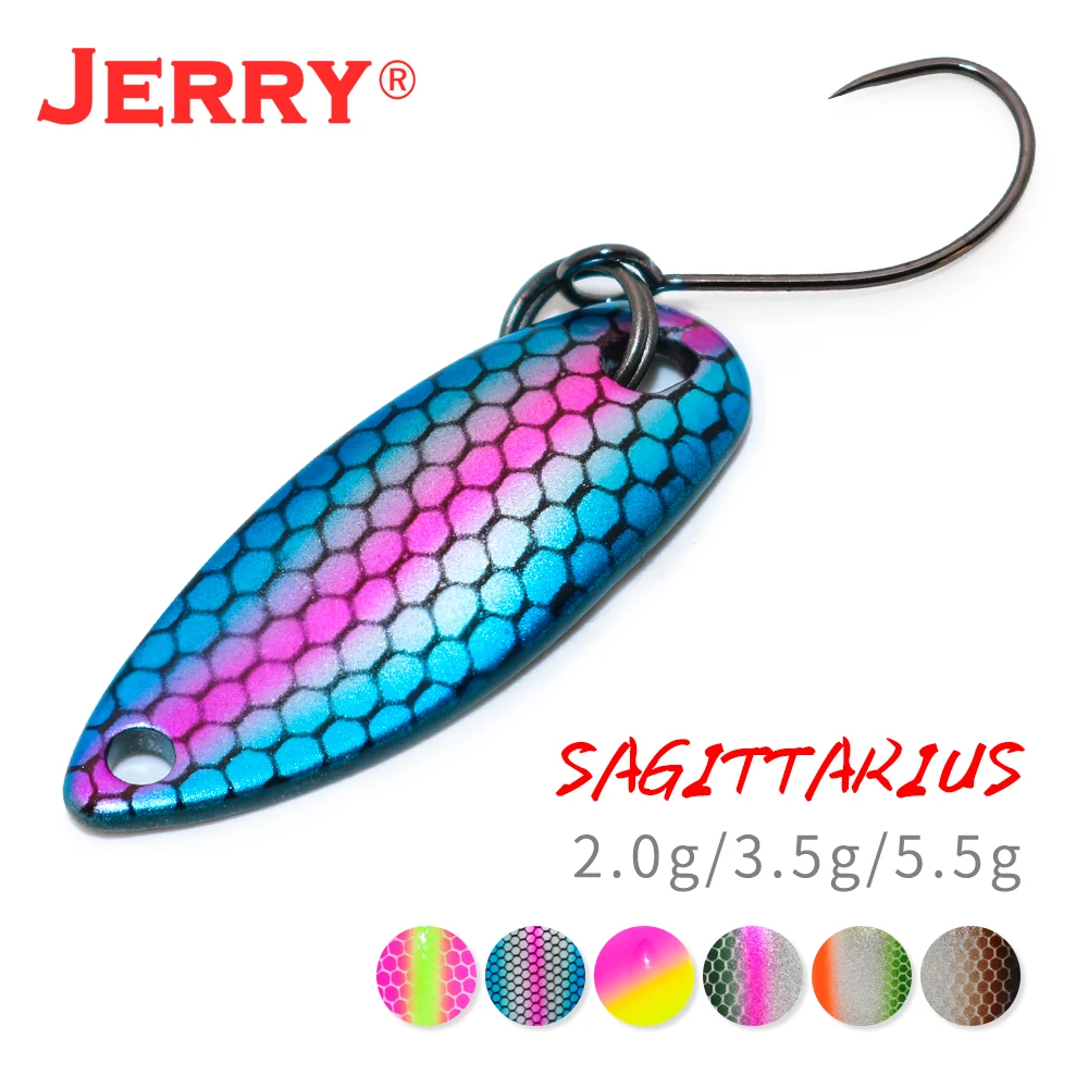 Jerry Sagitario Cuchara de pesca ultraligera latón trucha lubina