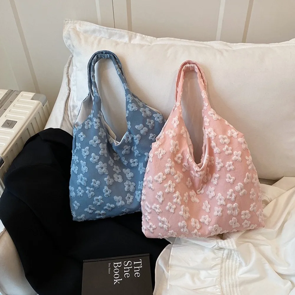 Bolso de hombro mujer gran capacidad estampado floral estilo japonés - imagen 3