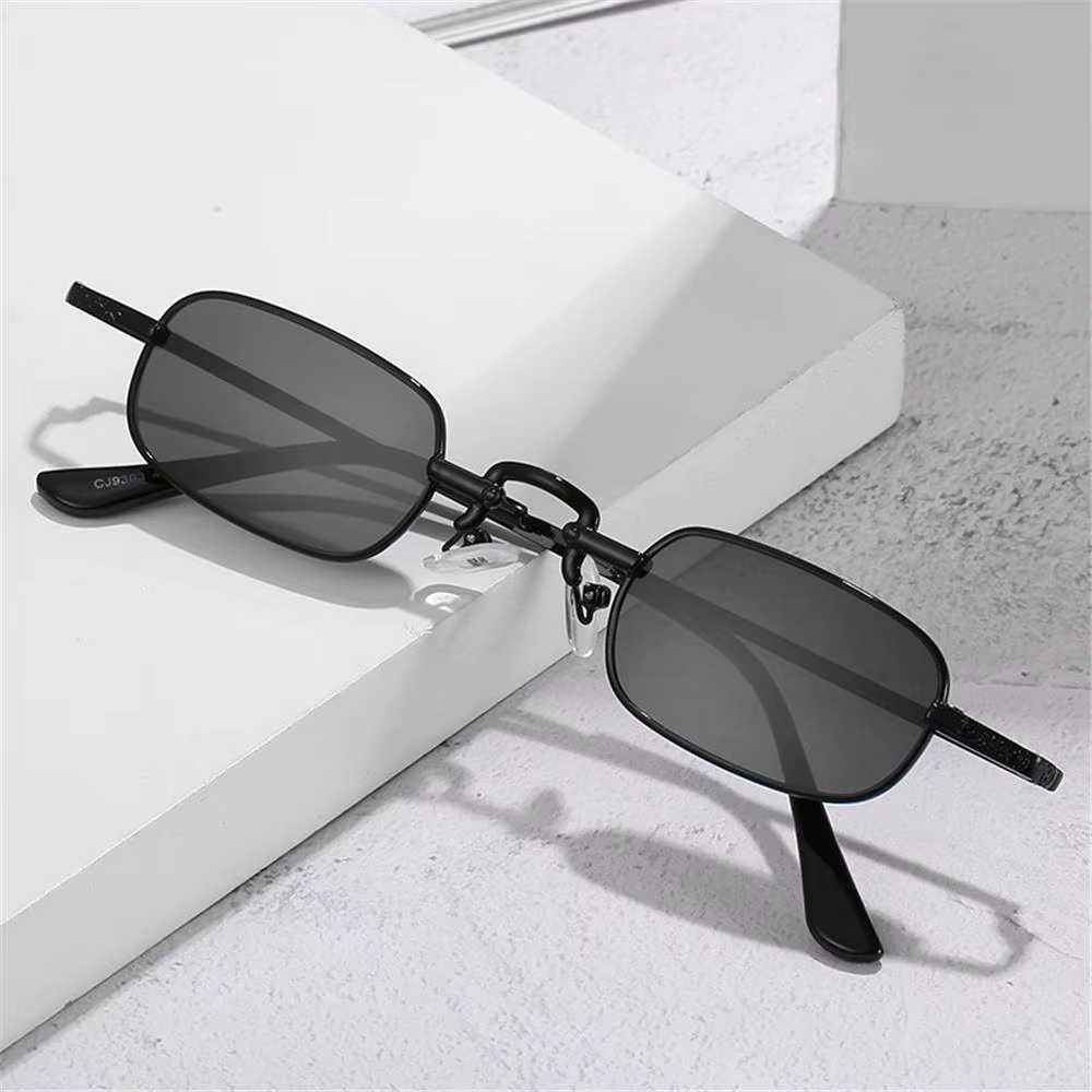 Gafas de sol rectangulares retro color caramelo para pesca