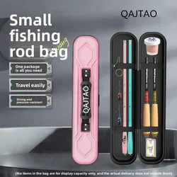 Bolsa ligera para cañas pequeñas de pesca en arroyos y accesorios