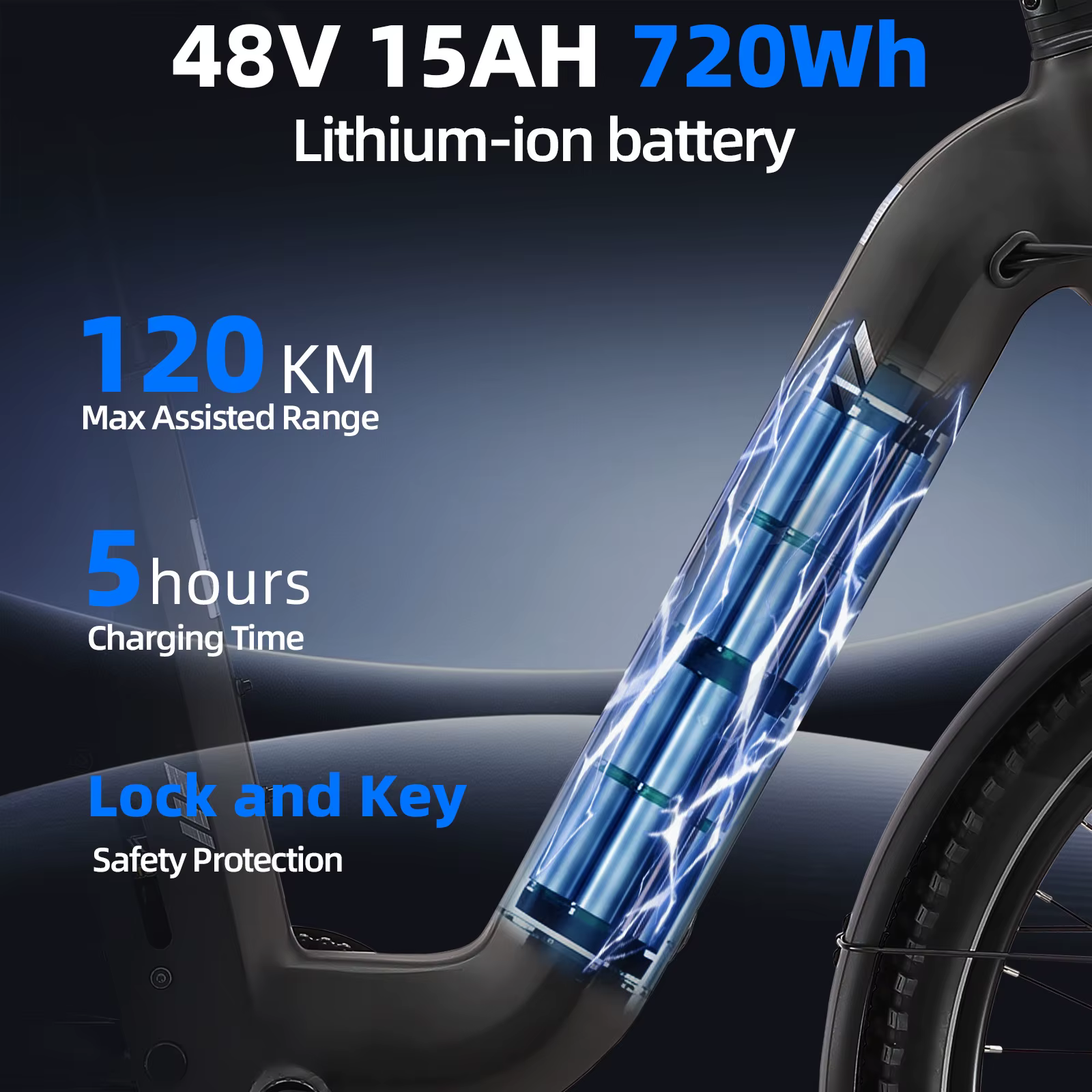 Bicicleta Eléctrica Urbana TTGO 27.5" Sensor Torque 250W 48V 15Ah - imagen 2