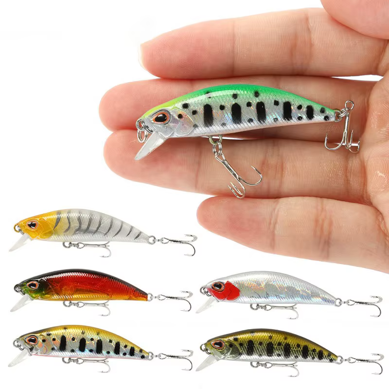 Wobbler Hundido Jerkbait 5cm – Señuelo para Trucha y Perca
