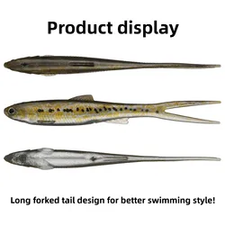 Vinilo Split Tail Forked Fish MUKUN – Señuelo para atún biónico