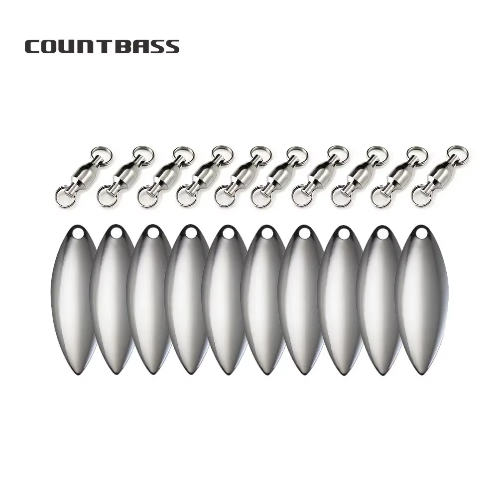 Countbass Spinnerbait hoja de sauce y paleta Colorado para bass - imagen 3