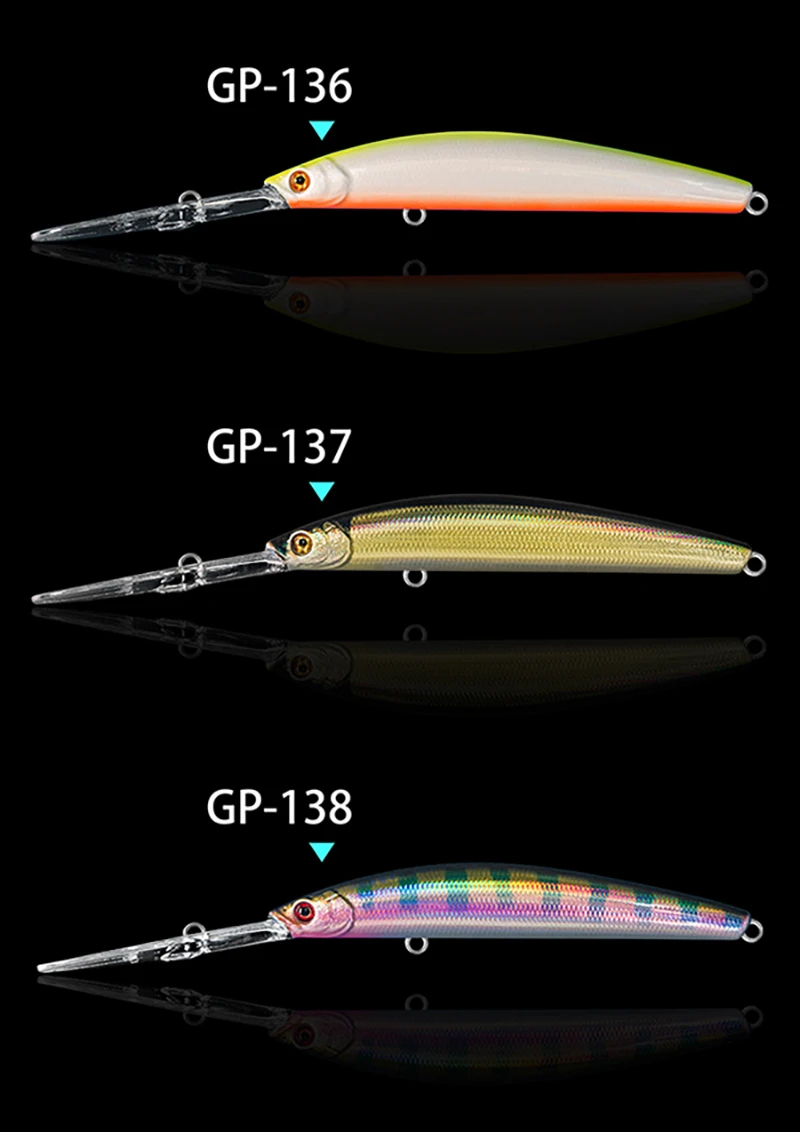 Señuelo AJLURES Minnow 75mm empaque