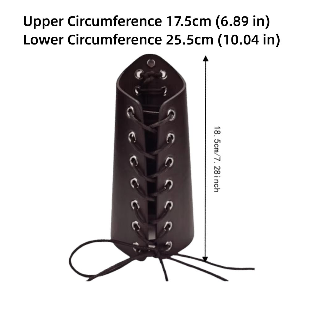 Brazal de cuero ajustable para pesca con arco - imagen 2