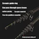 Caña telescópica de carbono de alto rendimiento portátil con funda - imagen 5