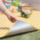 Alfombra de camping impermeable doble cara con aluminio, plegable - imagen 4