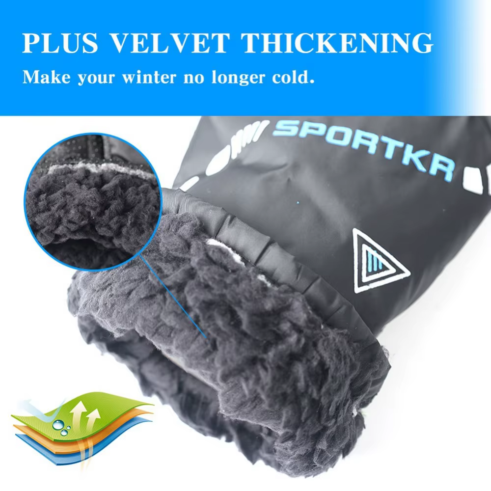 Guantes deportivos para exteriores resistentes al viento y al agua