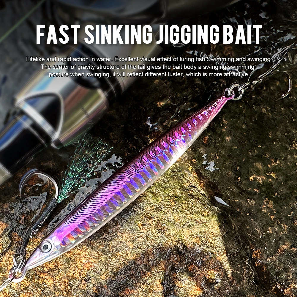 Señuelo metálico tipo cuchara para jigging