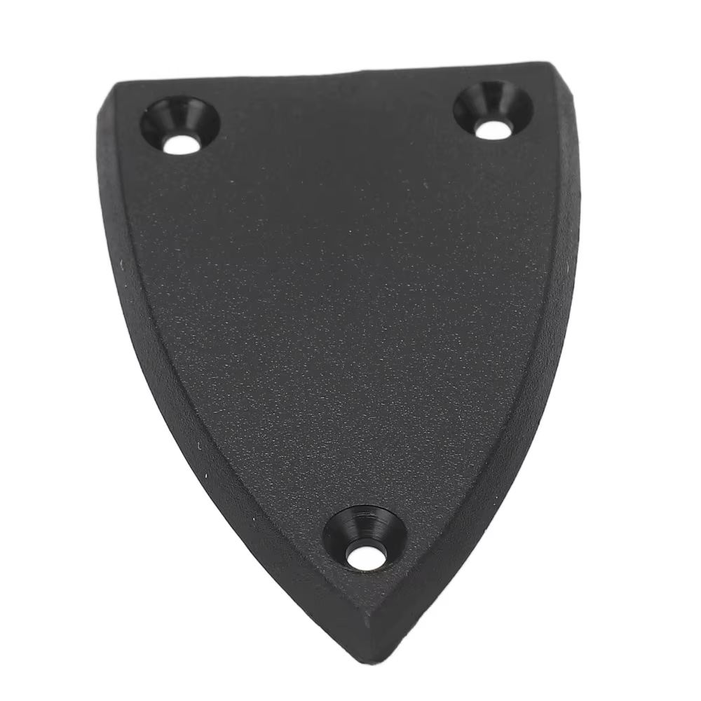 Acabado negro elegante en guitarra eléctrica